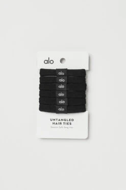 Untangled Hair Tie 6-Pack - Black