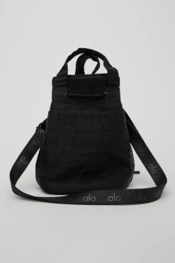 Cross Body Bucket Bag - Black -ALO Clothing Shop A0214U 01 2