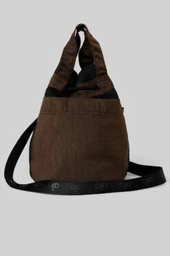 Cross Body Bucket Bag - Espresso/Black -ALO Clothing Shop A0214U 04101 b1 a3
