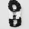 Fresh Mini Scrunchie (3-Pack) - Black/White