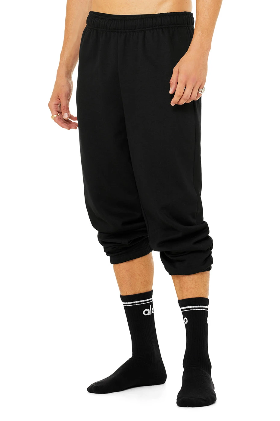 Unisex Throwback Sock - Black/White 2 Unisex Throwback Sock - Black/White - Image 2