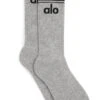 Unisex Throwback Sock - Athletic Heather Grey/Black
