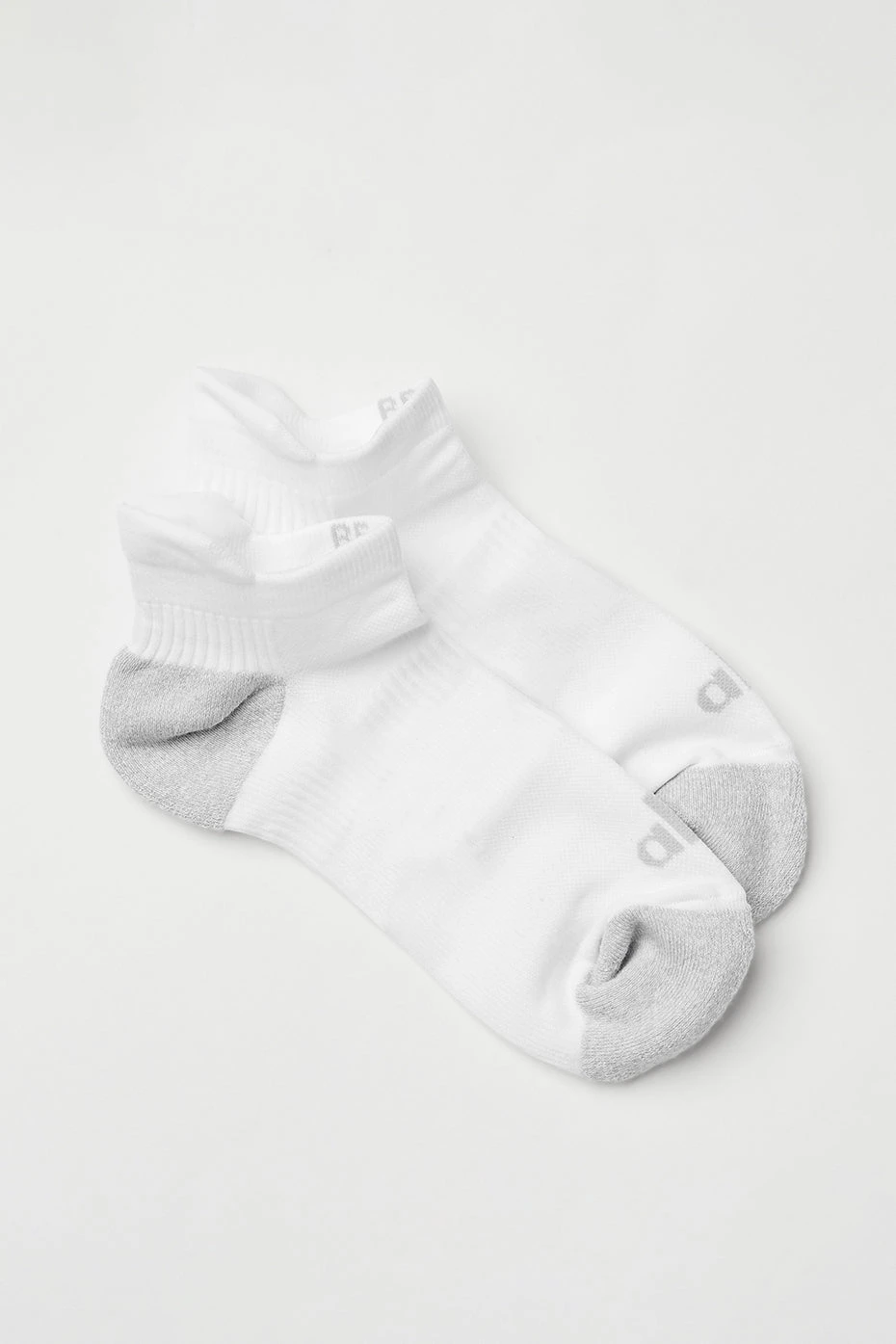 Women's Performance Tab Sock - White/Dove Grey 1 Women's Performance Tab Sock - White/Dove Grey