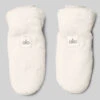 Faux Fur Mittens - Ivory