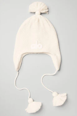 Cool Skies Earflap Beanie - Ivory