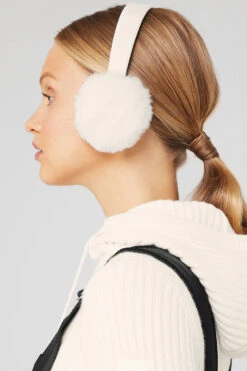Faux Fur Ear Muff - Ivory -ALO Clothing Shop A0430U 03299 b1 s1 a2 1 m131 2f187cf7 7a92 462f a031 67ac7e7f4628