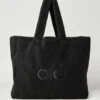 Foxy Sherpa Tote - Black