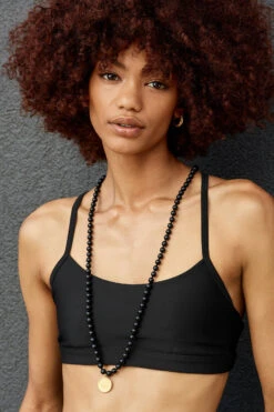 Black Onyx Mala Necklace -ALO Clothing Shop JSM0007 030704000 b3 m30