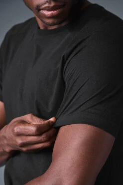 Triumph Raglan Tee - Black 8 Triumph Raglan Tee - Black -ALO Clothing Shop M1133R 01 b1 s1 a4 1 m221