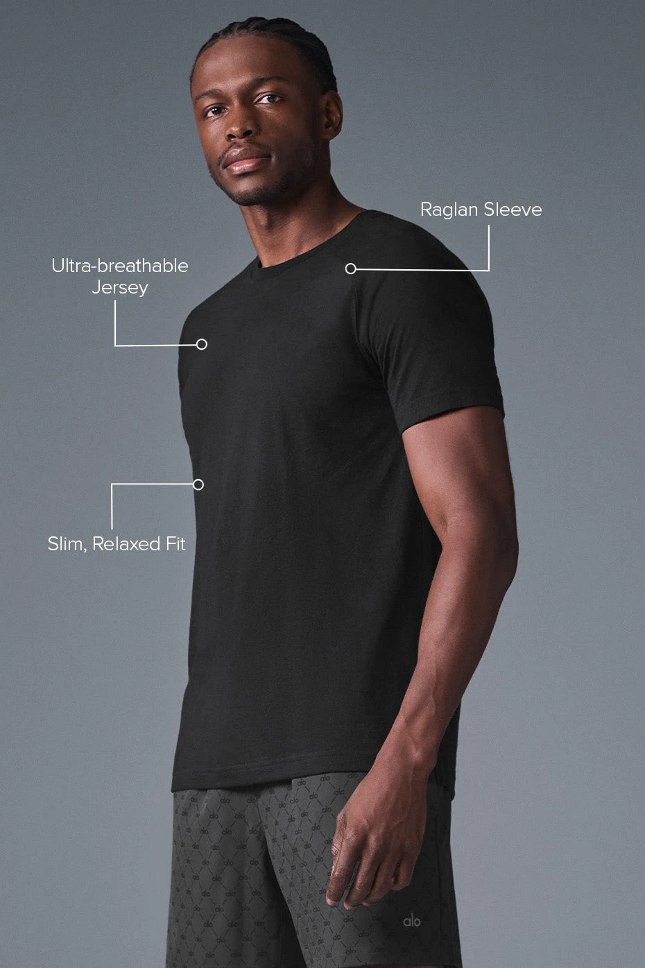 Triumph Raglan Tee - Black 2 Triumph Raglan Tee - Black - Image 2