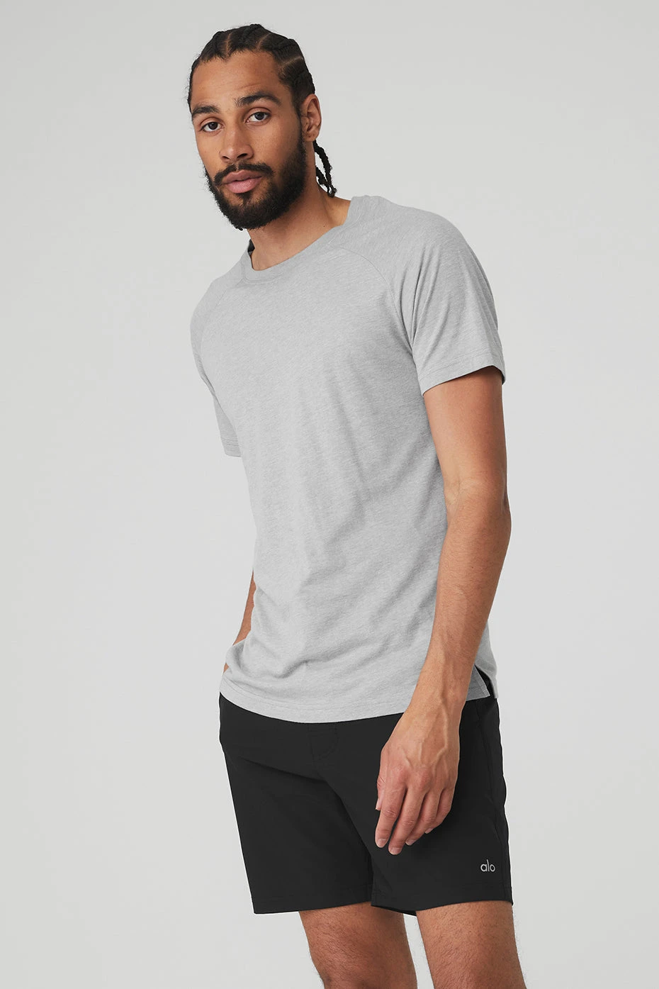Triumph Raglan Tee - Athletic Heather Grey 1 Triumph Raglan Tee - Athletic Heather Grey