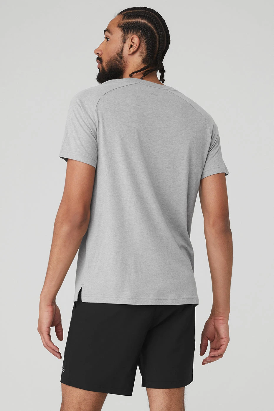 Triumph Raglan Tee - Athletic Heather Grey 2 Triumph Raglan Tee - Athletic Heather Grey - Image 2