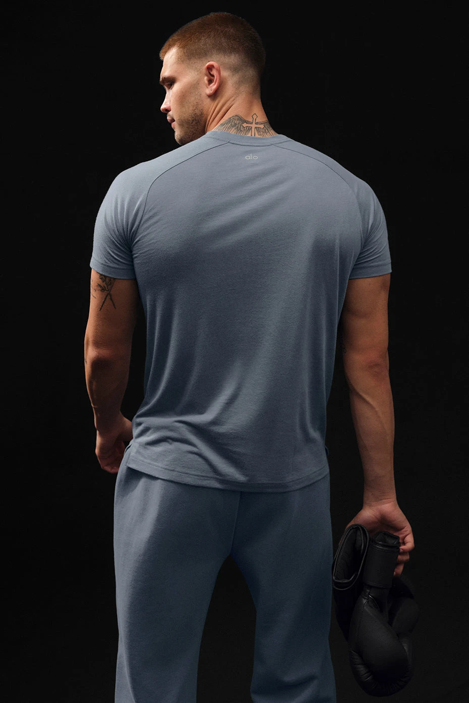 Triumph Raglan Tee - Steel Grey 4 Triumph Raglan Tee - Steel Grey - Image 4