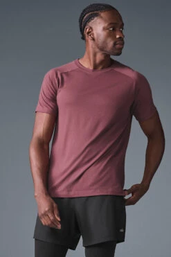 Triumph Raglan Tee - Burgundy Truffle 7 Triumph Raglan Tee - Burgundy Truffle -ALO Clothing Shop M1133R 05815 b1 s1 a3 1 m221