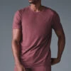 Conquer Reform Crewneck Short Sleeve - Burgundy Truffle