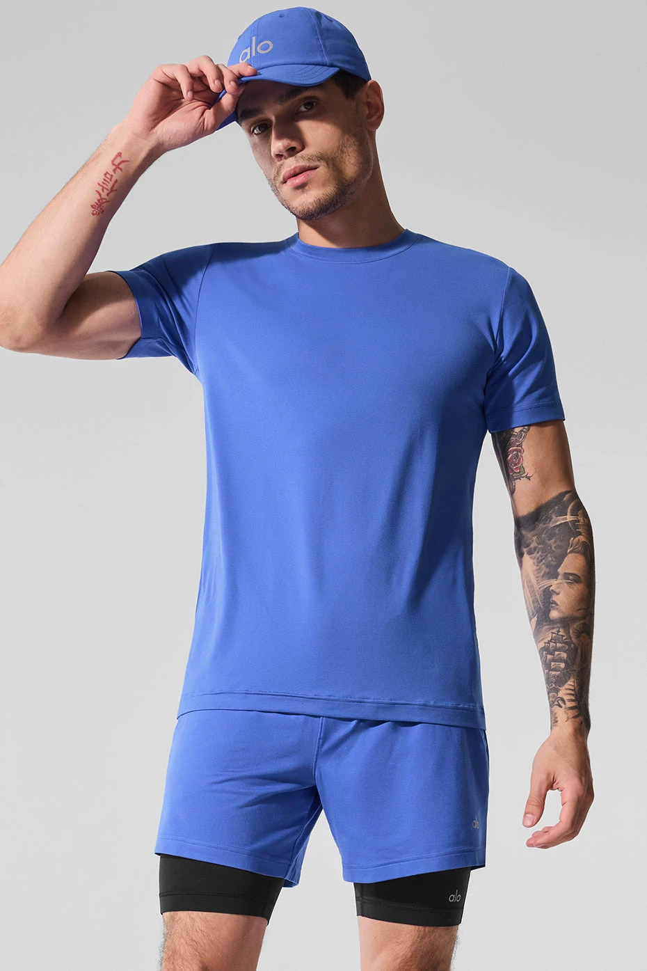 Conquer Reform Crewneck Short Sleeve - Marathon Blue 1 Conquer Reform Crewneck Short Sleeve - Marathon Blue