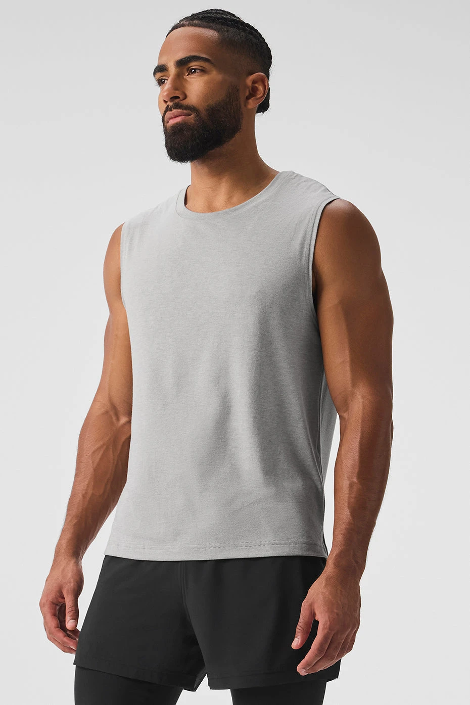 The Triumph Muscle Tank - Athletic Heather Grey 1 The Triumph Muscle Tank - Athletic Heather Grey