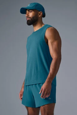 The Triumph Muscle Tank - Oceanic Teal -ALO Clothing Shop M2033R 05445 b1 s1 a3 1 m93