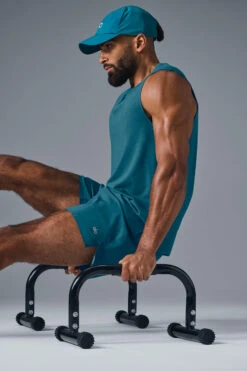 The Triumph Muscle Tank - Oceanic Teal -ALO Clothing Shop M2033R 05445 b1 s1 a4 1 m93