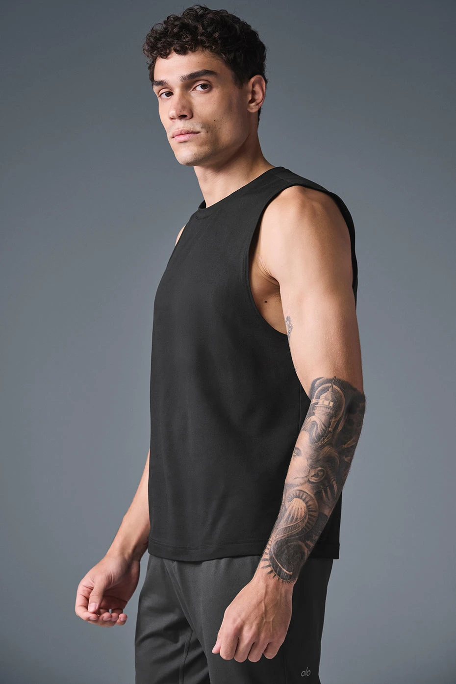 Conquer Muscle Tank - Black 3 Conquer Muscle Tank - Black - Image 3