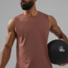 Conquer Muscle Tank - Chestnut