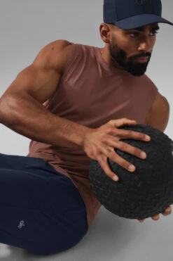 Conquer Muscle Tank - Chestnut 7 Conquer Muscle Tank - Chestnut -ALO Clothing Shop M2066R 03500 b1 s1 a4 1 m93