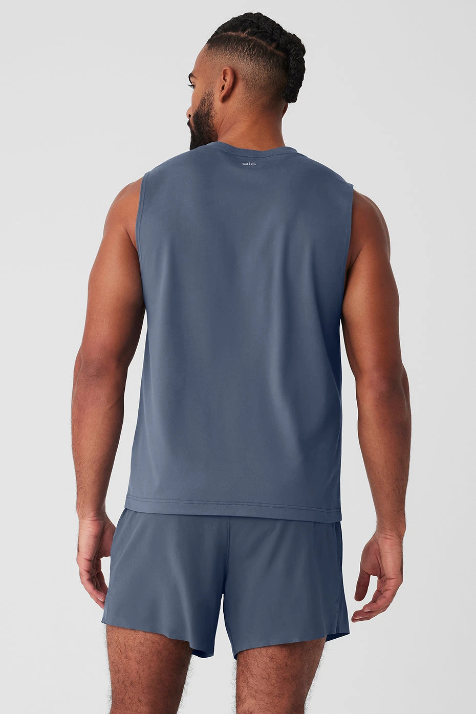 Conquer Muscle Tank - Bluestone 2 Conquer Muscle Tank - Bluestone - Image 2