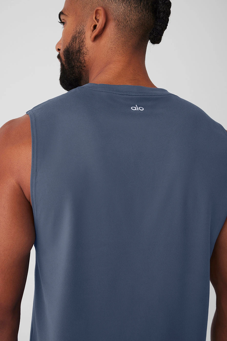 Conquer Muscle Tank - Bluestone 4 Conquer Muscle Tank - Bluestone - Image 4