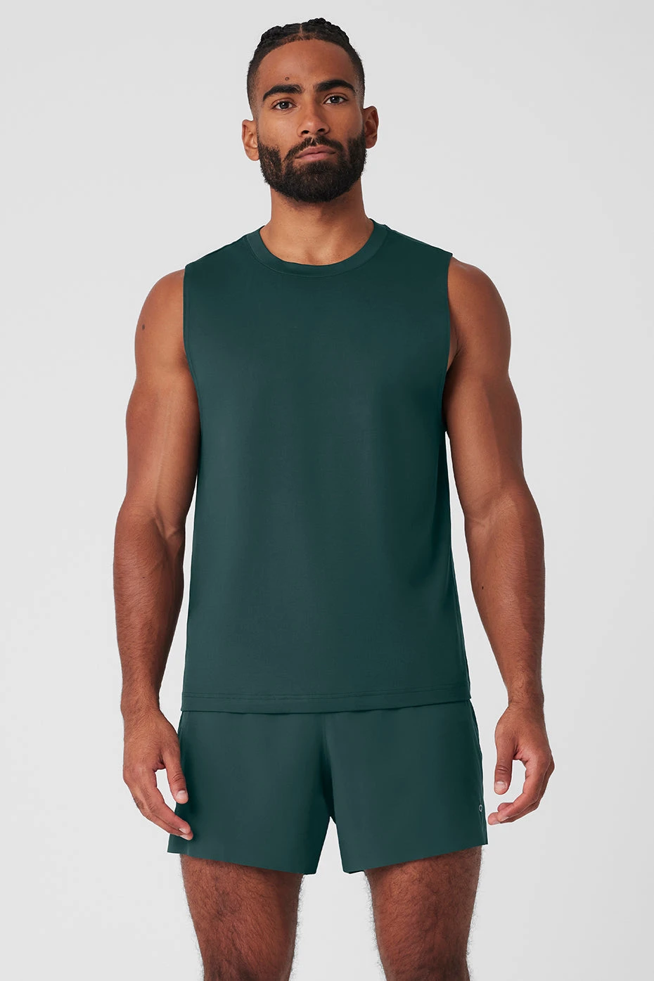 Conquer Muscle Tank - Midnight Green 1 Conquer Muscle Tank - Midnight Green