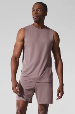 Conquer Muscle Tank - Mushroom