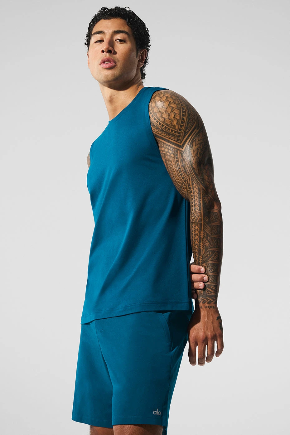 Conquer Muscle Tank - Eclipse Blue 3 Conquer Muscle Tank - Eclipse Blue - Image 3