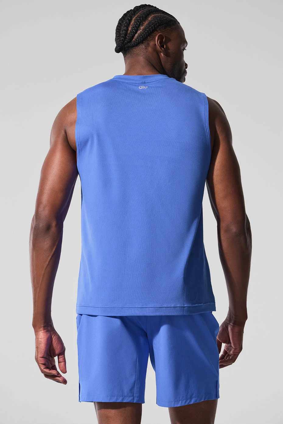 Conquer Muscle Tank - Marathon Blue 2 Conquer Muscle Tank - Marathon Blue - Image 2