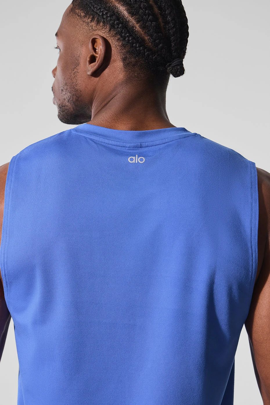 Conquer Muscle Tank - Marathon Blue 3 Conquer Muscle Tank - Marathon Blue - Image 3