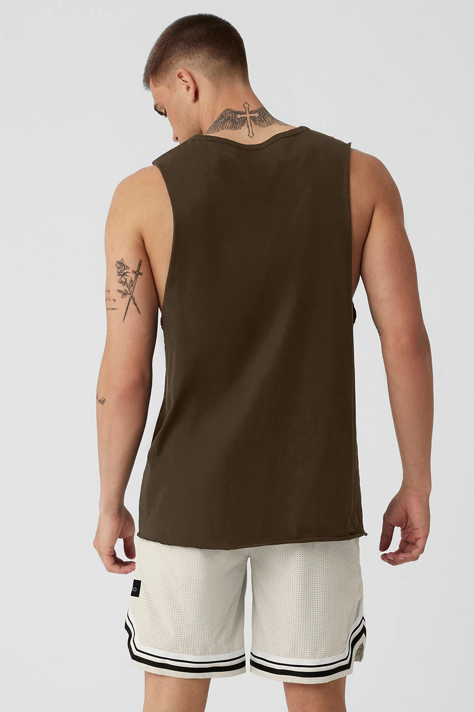 Society Raw Edge Tank - Espresso 4 Society Raw Edge Tank - Espresso - Image 4