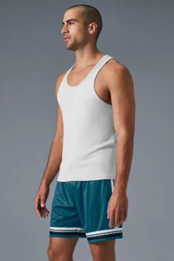 Everyday Modal Rib Tank - White 11 Everyday Modal Rib Tank - White -ALO Clothing Shop M2071R 00 b1 s1 a2 1 m180 2c116a94 0c3e 4591 85c5 76f6beb554ee