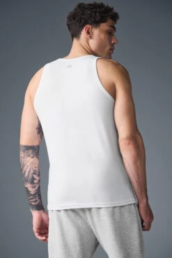 Everyday Modal Rib Tank - White 14 Everyday Modal Rib Tank - White -ALO Clothing Shop M2071R 00 b1 s1 a2 1 m214