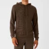 Micro Waffle Fast Break Hoodie - Espresso