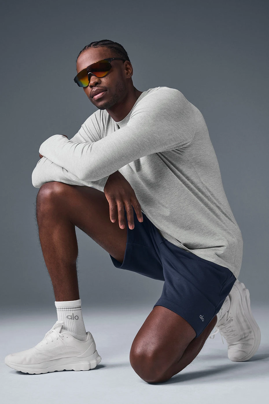 Conquer Reform Crewneck Long Sleeve - Athletic Heather Grey 4 Conquer Reform Crewneck Long Sleeve - Athletic Heather Grey - Image 4