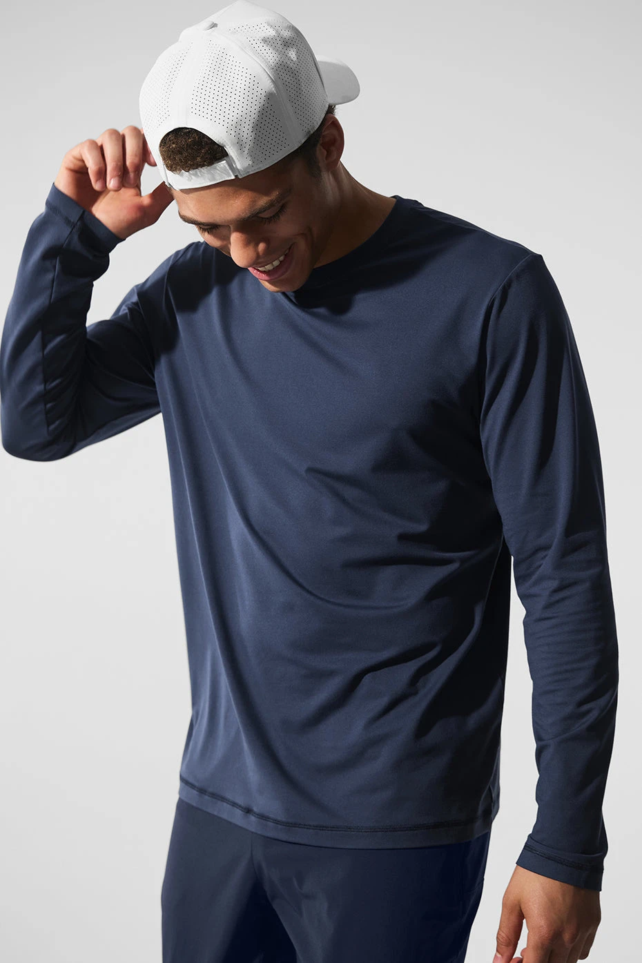 Conquer Reform Crewneck Long Sleeve - Navy 4 Conquer Reform Crewneck Long Sleeve - Navy - Image 4