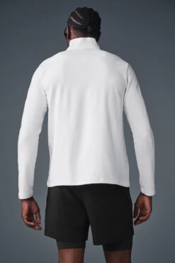 Conquer 1/4 Zip Reform Long Sleeve - White -ALO Clothing Shop M3193R 00 b1 s1 a2 1 m221