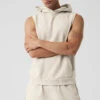 Chill Sleeveless Hoodie - Bone