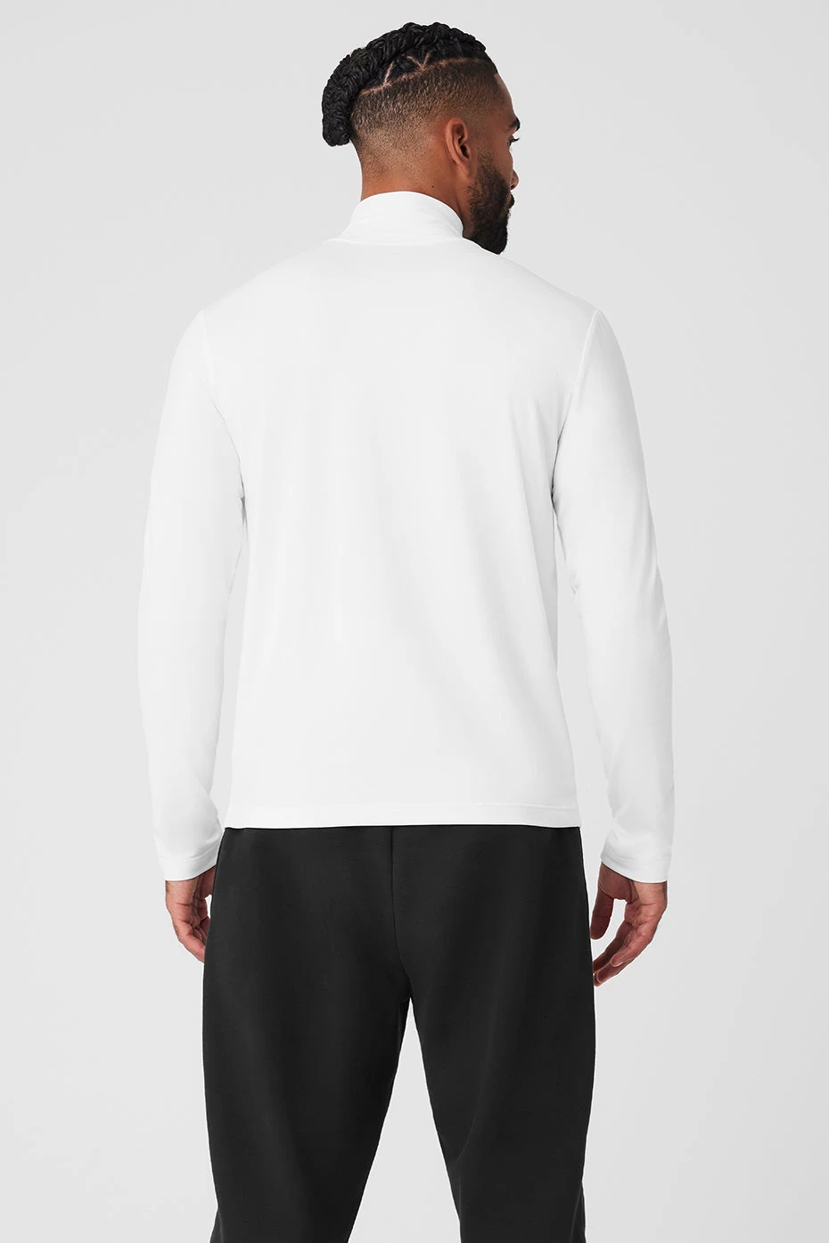 Conquer Reform Mock Neck Long Sleeve - White 2 Conquer Reform Mock Neck Long Sleeve - White - Image 2