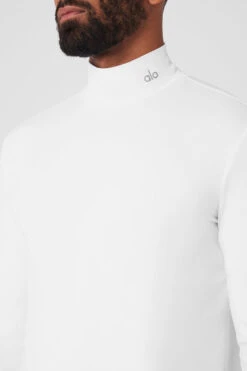 Conquer Reform Mock Neck Long Sleeve - White 7 Conquer Reform Mock Neck Long Sleeve - White -ALO Clothing Shop M3218R 00 b1 s3 a4 1 m93