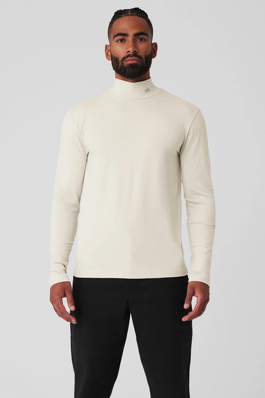 Conquer Reform Mock Neck Long Sleeve - Bone 1 Conquer Reform Mock Neck Long Sleeve - Bone