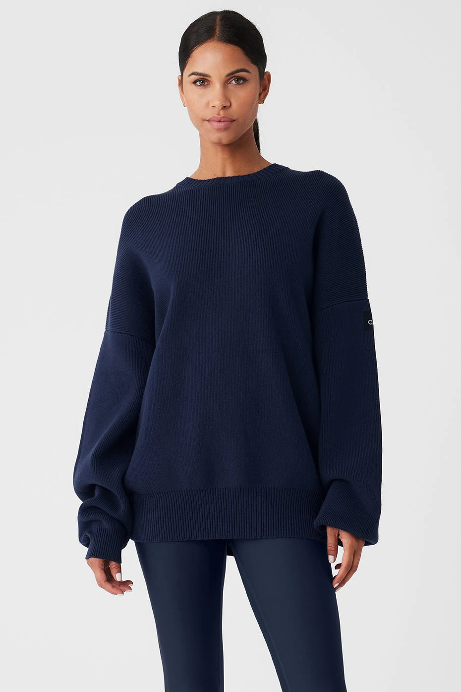 Scholar Crew Neck Sweater - Navy 1 Scholar Crew Neck Sweater - Navy