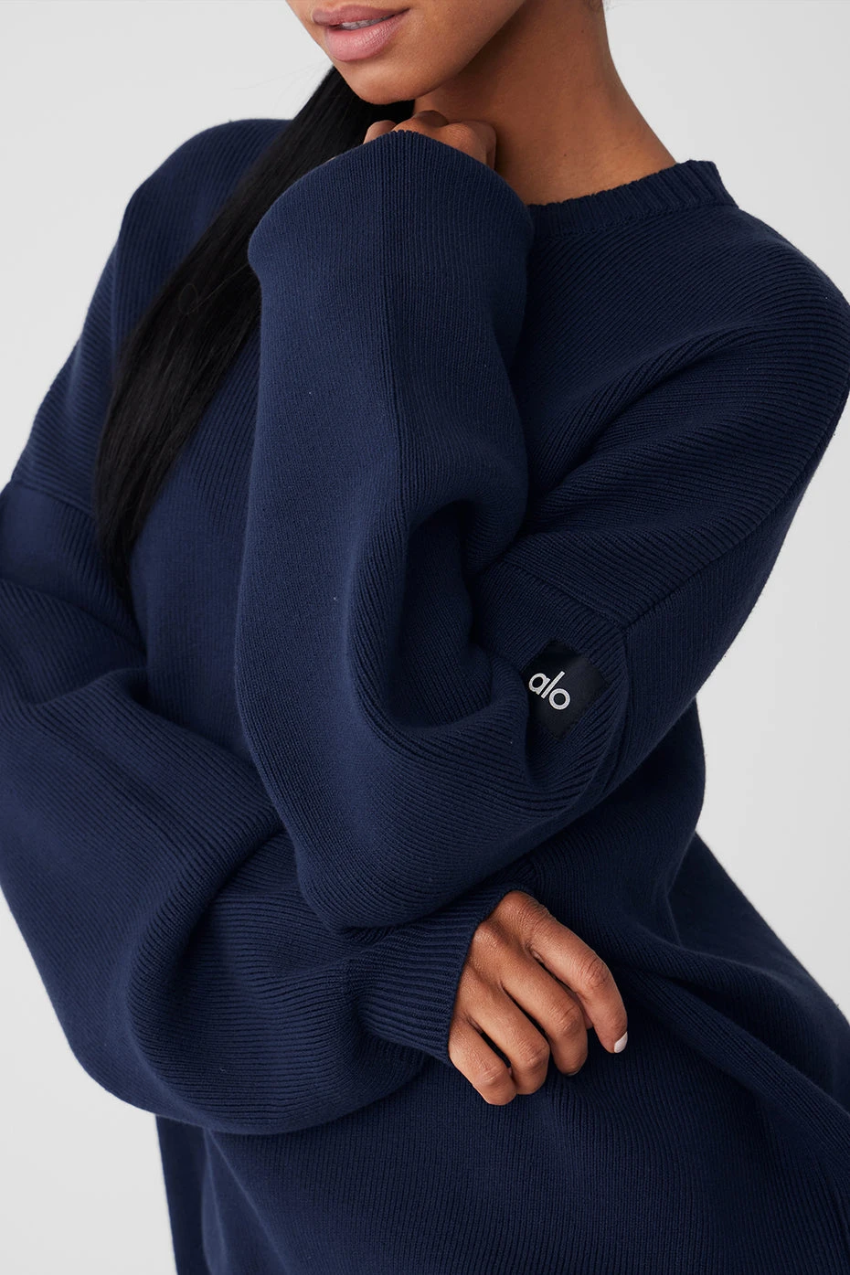 Scholar Crew Neck Sweater - Navy 4 Scholar Crew Neck Sweater - Navy - Image 4