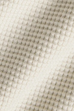 Elevate Waffle Long Sleeve Crew - Bone -ALO Clothing Shop M3265R 03040 b1 s1 a5 1 m221