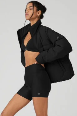 Stretch Woven Street Puffer - Black -ALO Clothing Shop M4134R 01 b1 s1 a3 1 m18