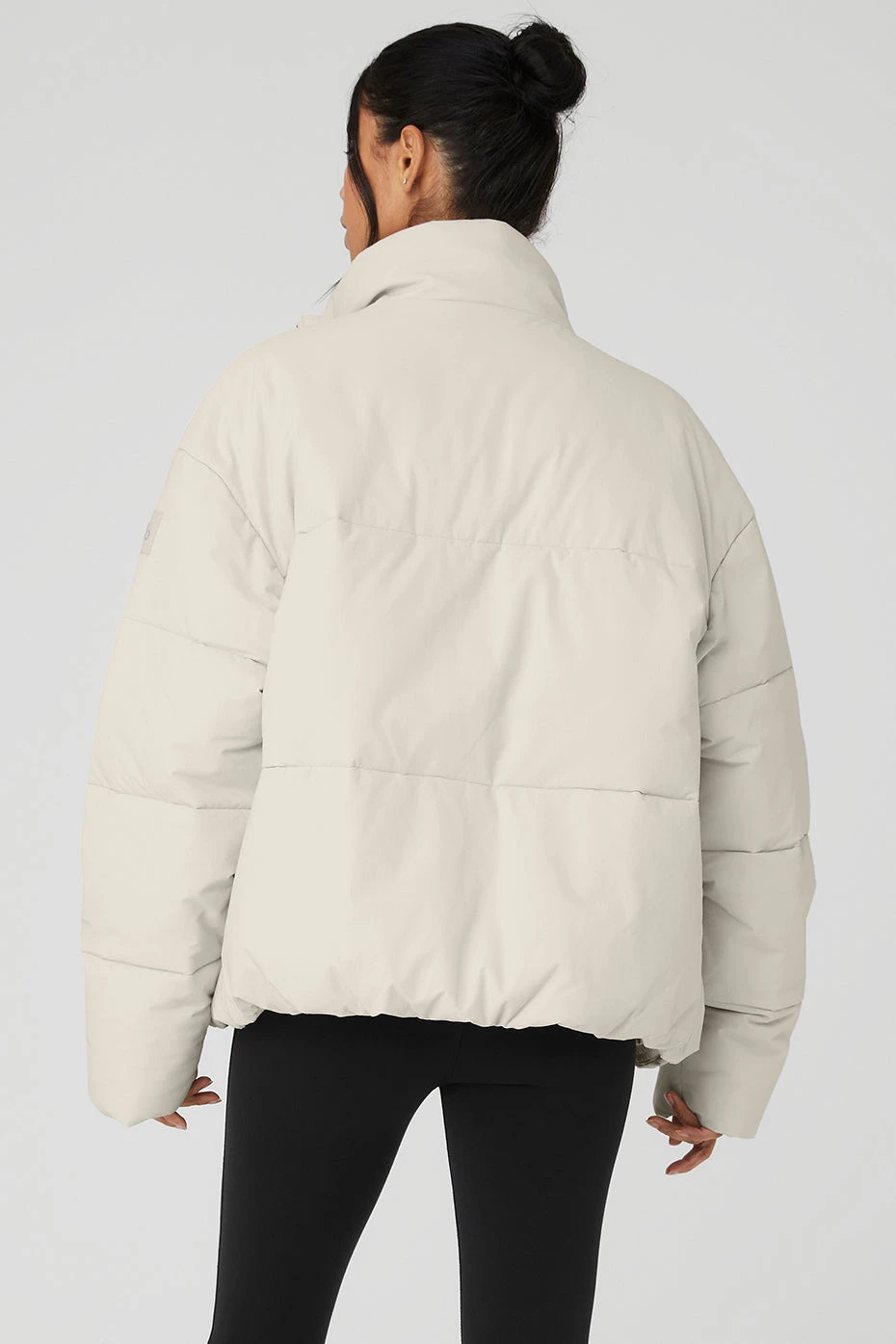 Stretch Woven Street Puffer - Bone 2 Stretch Woven Street Puffer - Bone - Image 2