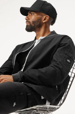 Division Ripstop Bomber Jacket - Black -ALO Clothing Shop M4141R 01 b1 s3 a4 1 m93